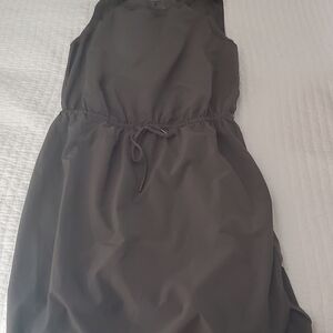 Athleta Green Sleeveless Mini Dress